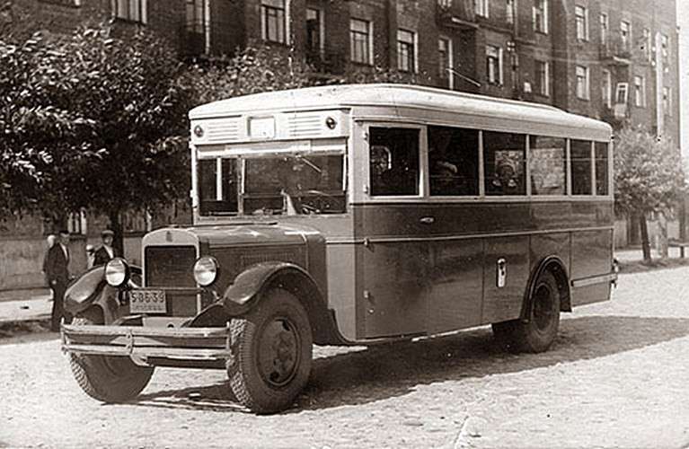 фото ЗИС-8 советский автобус