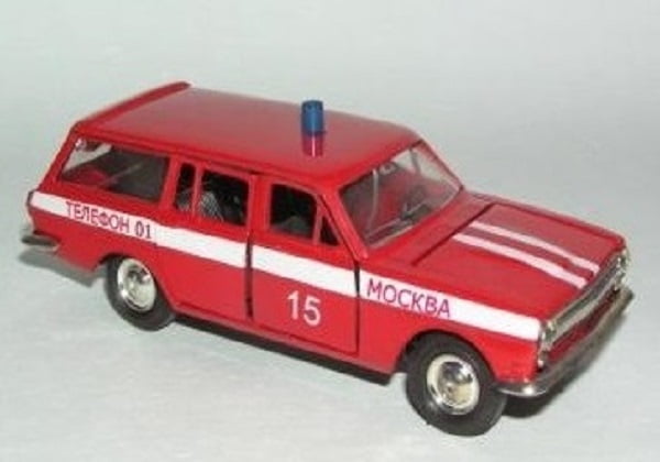 ГАЗ-2402 Пожарная охрана АГАТ-Инкотекс масштаб 1:43